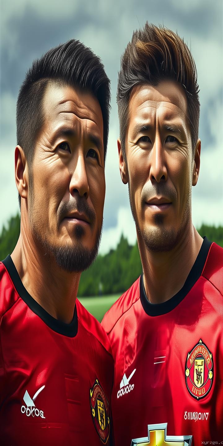 范志毅与贝克汉姆合照：足球偶像的梦幻联动，我的追星之旅